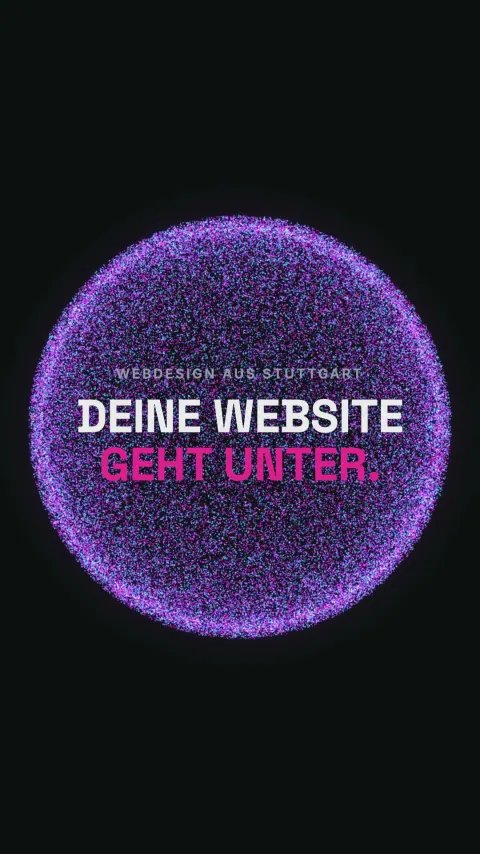 Reel-Cover: Deine Website geht unter